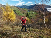 11 la strada sterrata diviene sentiero dalla Baita della vecchia...